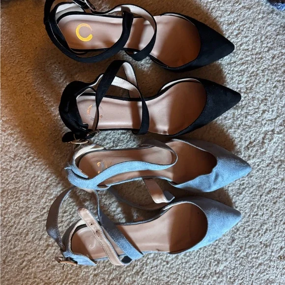 Collection of 5 pairs of women’s size 12 heels- like new! - Picture 3 of 4